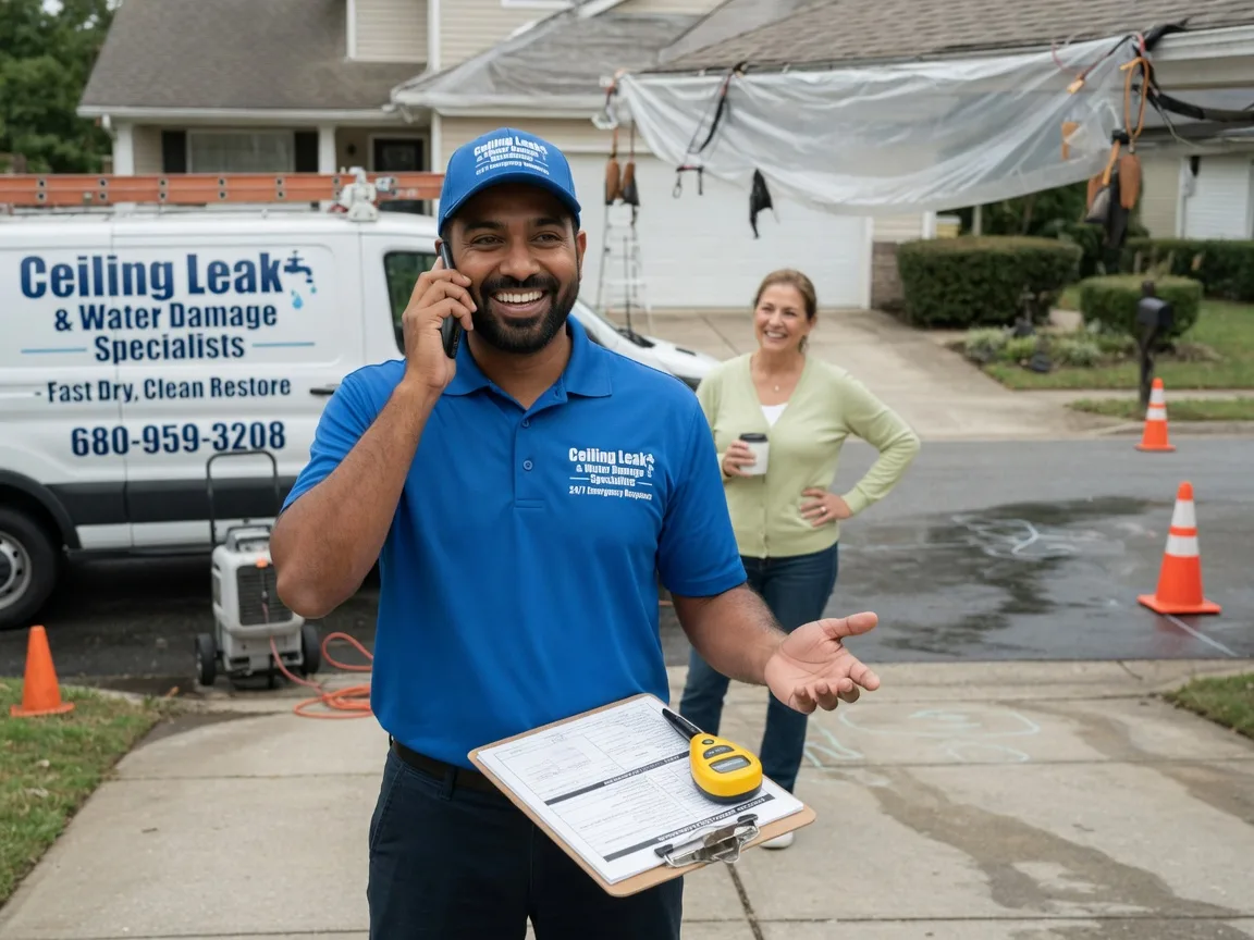 Ceiling Leak Cleanup Luling, TX FAQs